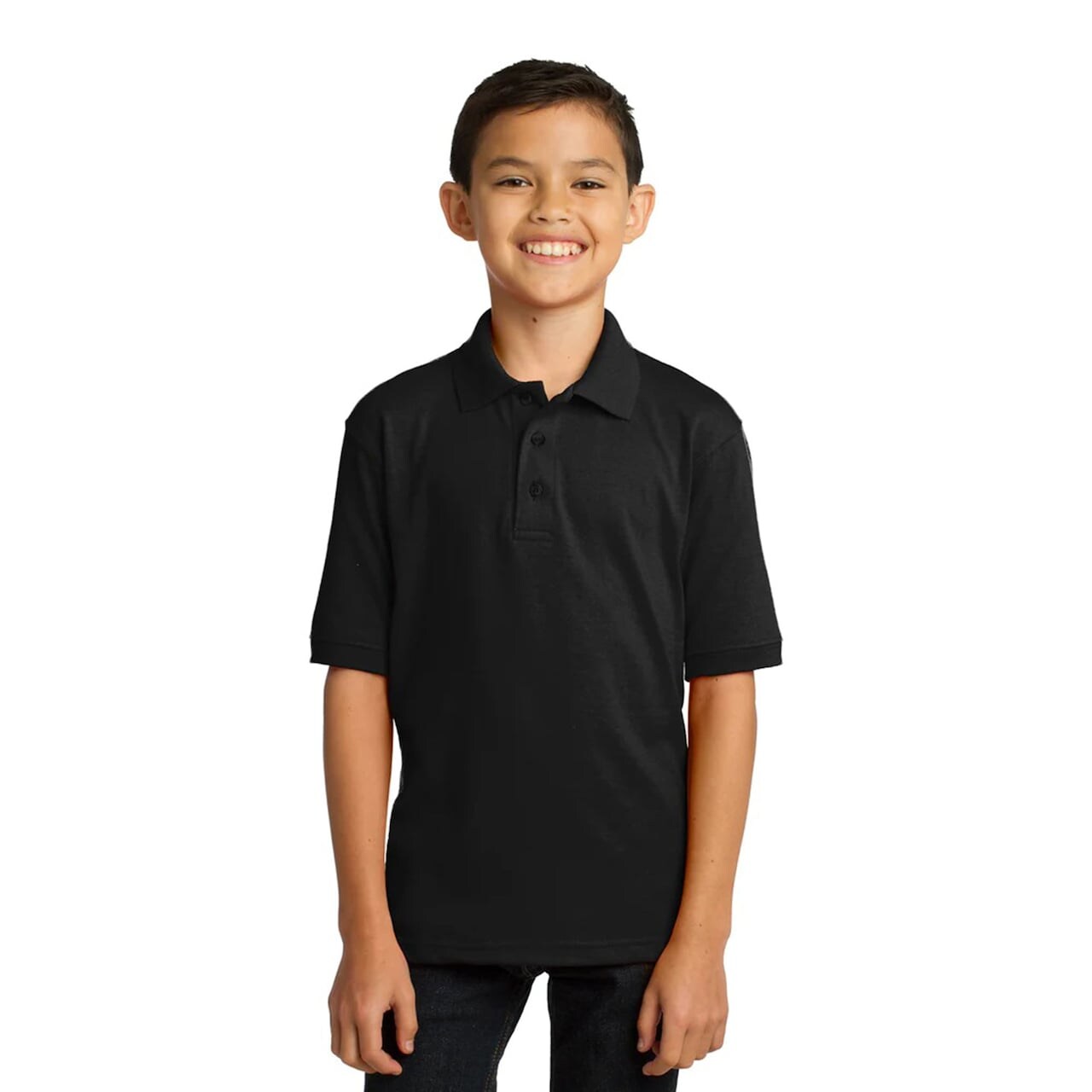 Kids Half Sleeve Polo T-Shirts – 100% Cotton, Soft & Breathable Fabric, Boys' Casual Wear, Youth Classic Fit, Durable & Stylish School Uniform Tee